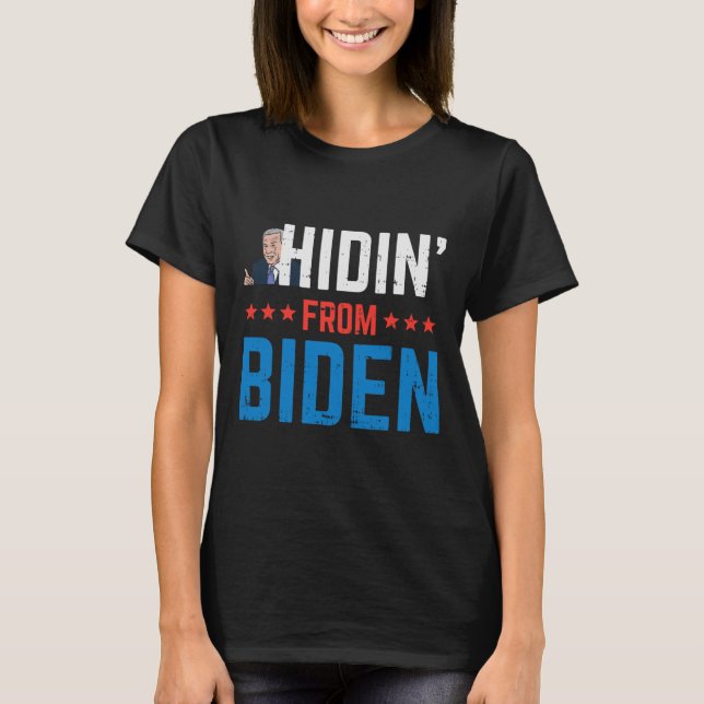 From Biden Anti-biden Harris Creepy Joe Republican T-Shirt (Front)