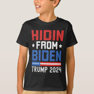 From Biden Kids Men Trump 2024 Funny Anti Joe Bide T-Shirt