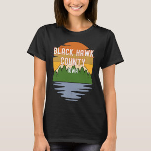 From Black Hawk County Iowa Vintage Sunset T-Shirt