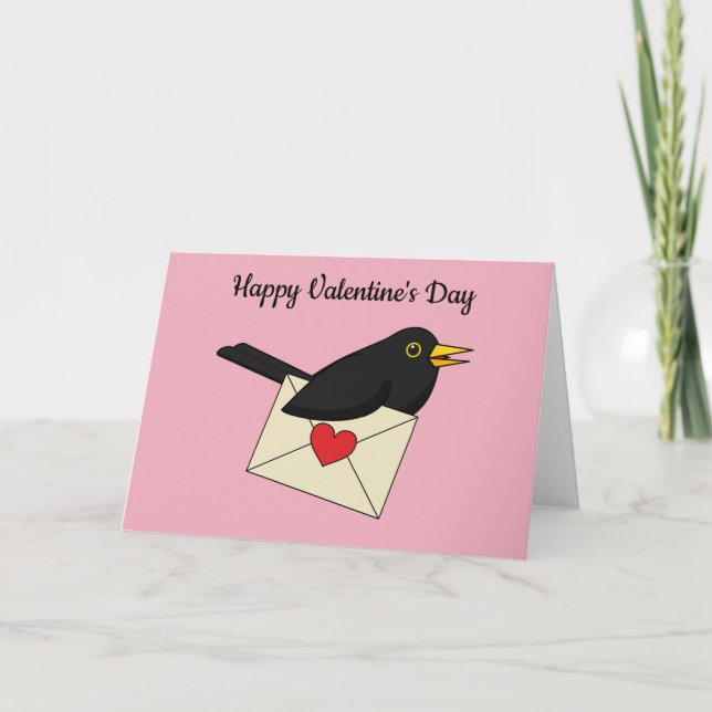 From Blackbird with Love | Add Your Text  Card (Front)