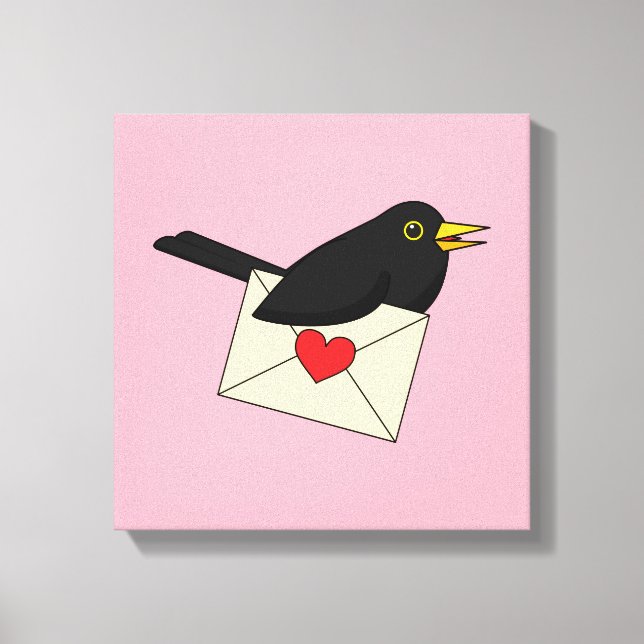 From Blackbird with Love Canvas Print (Front)