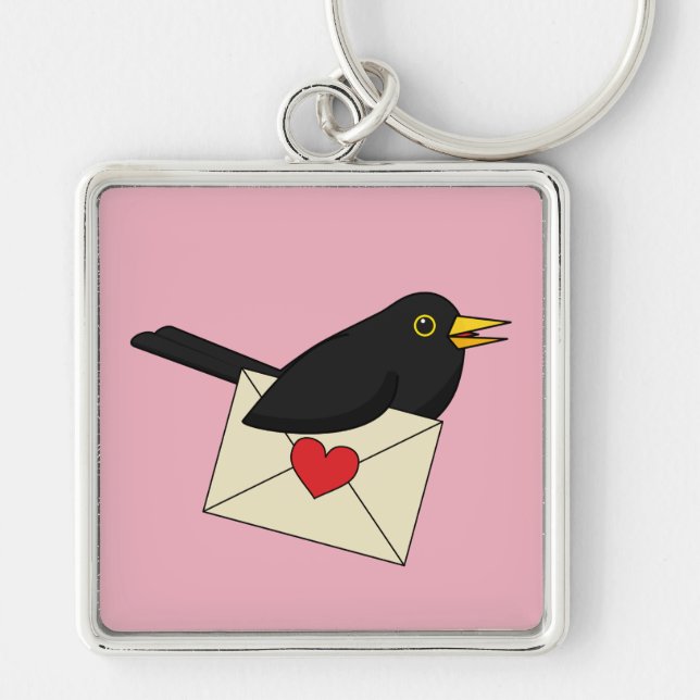 From Blackbird with Love Key Ring (Front)