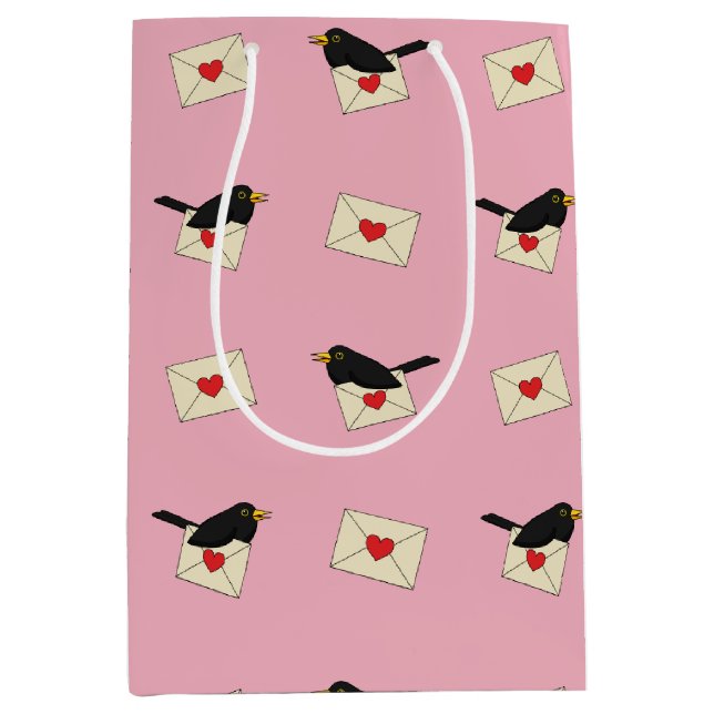 From Blackbird with Love Medium Gift Bag (Front)
