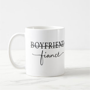 "From Boyfriend to Fiancé" Coffee Mug
