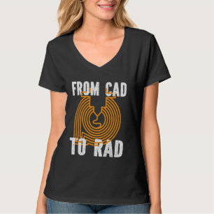 From CAD to Rad 3D Print Nerd Design for PLA Lover T-Shirt