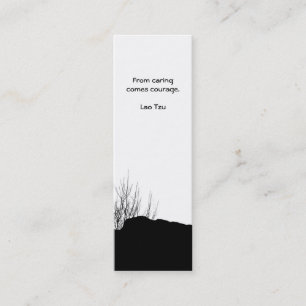 ©From Caring Comes Courage/Bookmark Mini Business Card