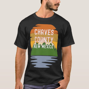 From Chaves County New Mexico Vintage Sunset T-Shirt