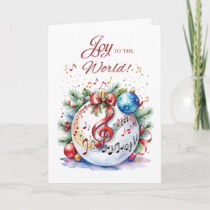 FROM Choir Director Christmas Ornament with Music  Card