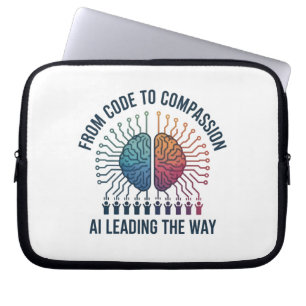 From Code to Compassion – AI Leading the Way Laptop Sleeve