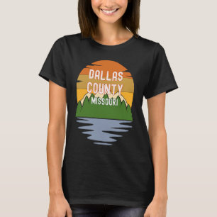 From Dallas County Missouri Vintage Sunset T-Shirt