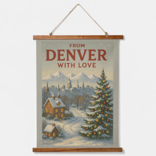 From Denver With Love Holiday Hanging Tapestry