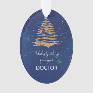 FROM Doctor Christmas Tree Customisable Name Ornament