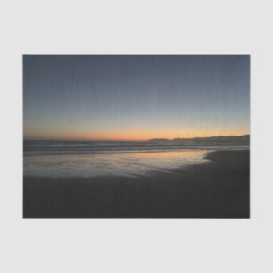 From Dusk Till Twilight At The Beach Photo Image  Tissue Paper