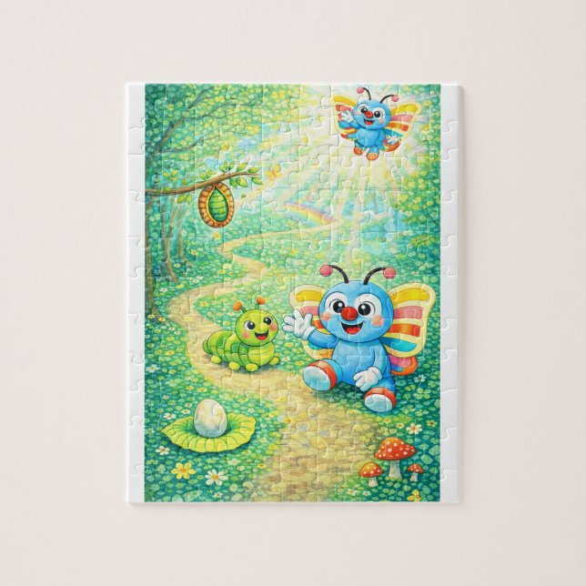 From Egg to Butterfly Puzzle 2 (Vertical)