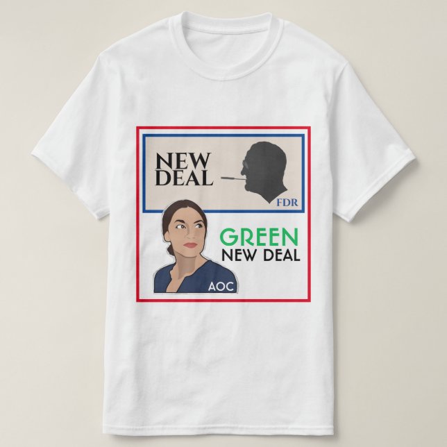 From FDR to AOC T-Shirt (Design Front)
