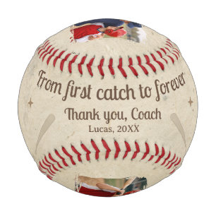 From First Catch to Forever Photo Coach Gift  Baseball