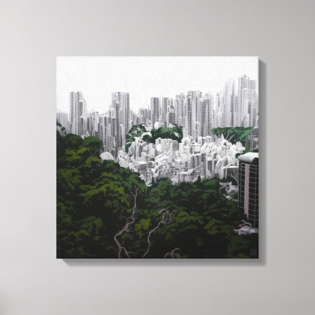 From Fort Canning - Stretched Canvas Art Print (Front)