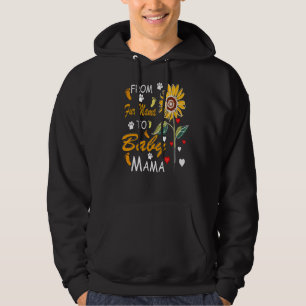 From Fur Mama To Baby Mama New Mum 2022 Mother's D Hoodie