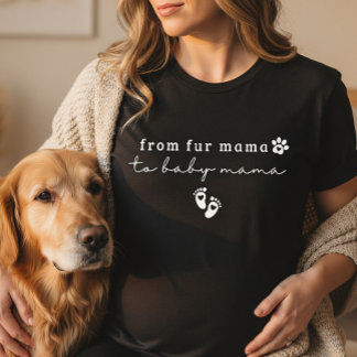From Fur Mama to Baby Mama Sweatshirt | GoldenMama Tri-Blend Shirt