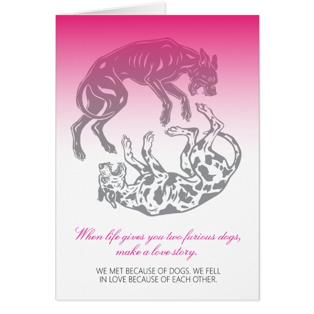 From Furious to Forever – Great Dane Save the Date (Front)