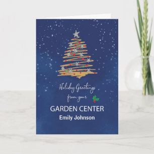 From Garden Centre Christmas Tree Custom Name Card