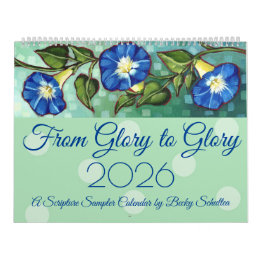 "From Glory to Glory" 2026 Scripture Calendar