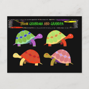 From Grandma and Grandpa, just for grandkids Postcard