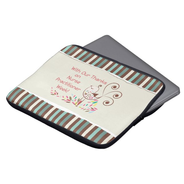 From Group, Happy Nurse Practitioner Week Laptop Sleeve (Front Top)