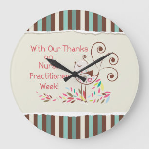 From Group, Happy Nurse Practitioner Week Large Clock