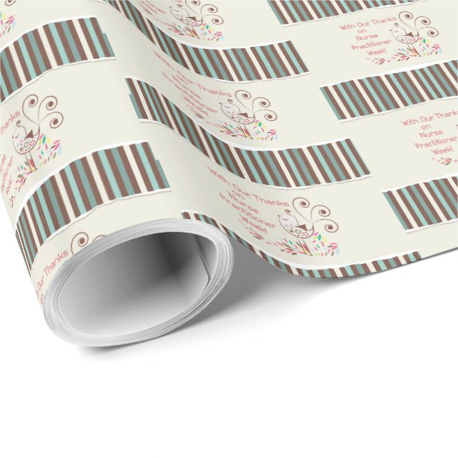 From Group, Happy Nurse Practitioner Week Wrapping Paper (Roll Corner)