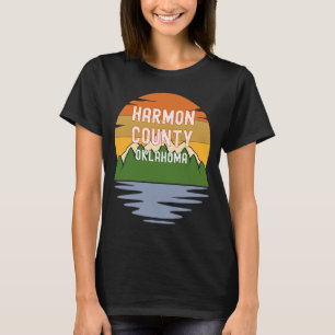 From Harmon County Oklahoma Vintage Sunset T-Shirt