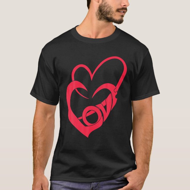 From Hawaii With Love Funny On State Map Design T-Shirt (Front)