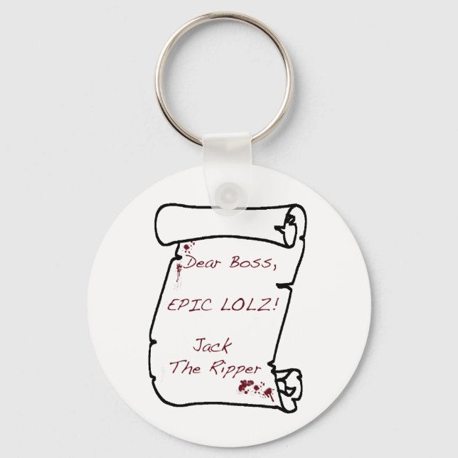 From Hell (with lolz) Key Ring (Front)