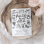 From I Do to We Still Do Wedding Anniversary Party Invitation<br><div class="desc">From I Do to We Still Do Wedding Anniversary Party Invitation</div>