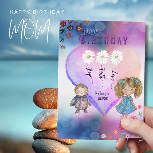 From Kids special Birthday card to MOM