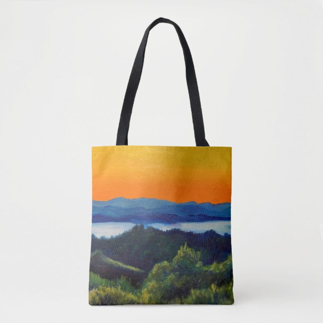 From Land to Sea Tote Bag (Front)