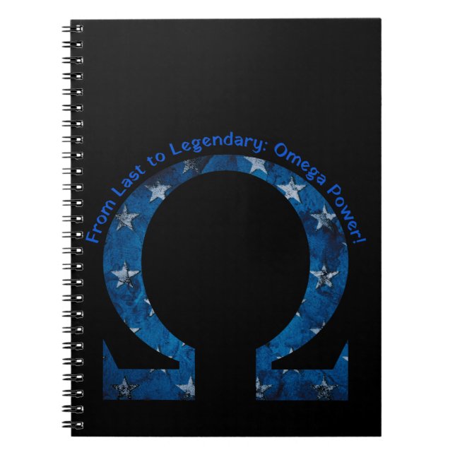From Last to Legendary: Omega Power! Notebook (Front)