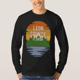 From Leon County Florida Vintage Sunset T-Shirt