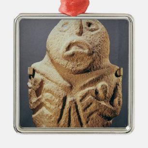 from Lepenski Vir, Yugoslavia Metal Tree Decoration