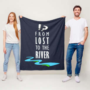 From lost to the river fleece blanket