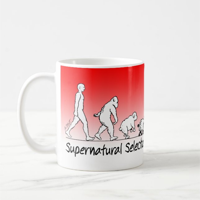 From Man to sheep! That is the evolution (devoluti Coffee Mug (Left)