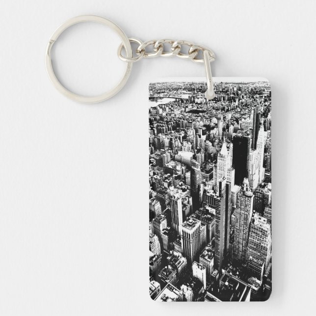 From Manhattan to the sky Key Ring (Front)