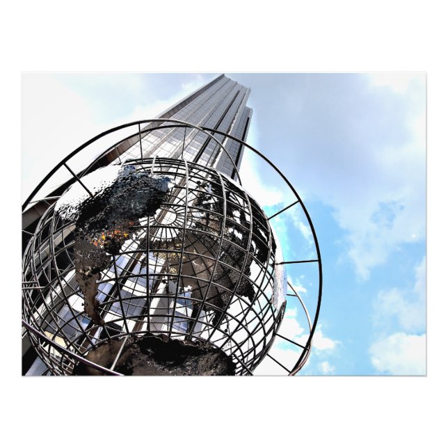 From Manhattan to the sky Photo Print (Front)