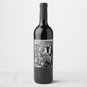 From Manhattan to the sky Wine Label