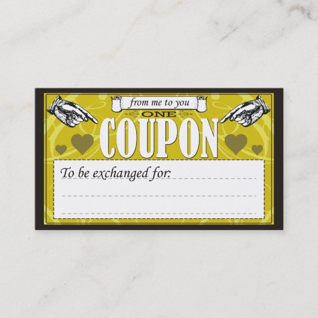 From Me To You - One Coupon (Front)
