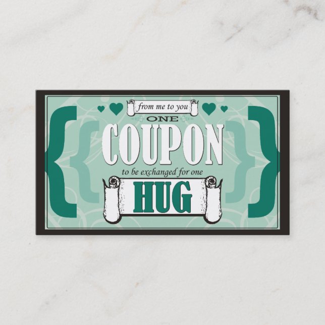 From Me to You - One Hug Coupon (Front)