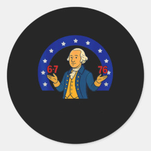 From Meme To Independence Classic Round Sticker