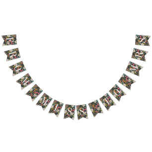 From Miss to Mrs Banner Bunting Navy Tropical