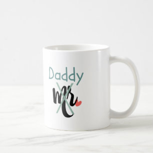 from Mr. to Daddy! New Dad Mug (aqua)