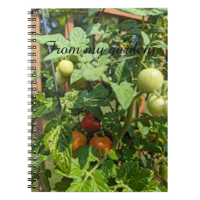 From my Garden Spiral Photo Notebook (Front)